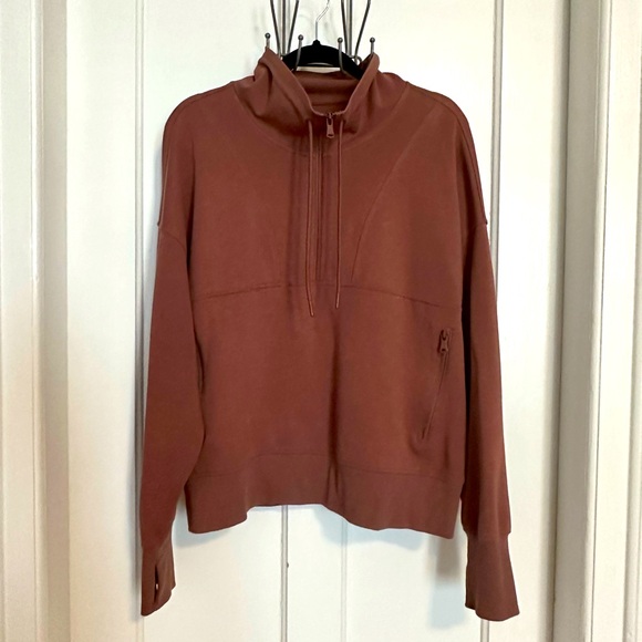 Old Navy GUC Size 2X Dynamic Fleece Half Zip Pullover Top - Picture 3 of 7